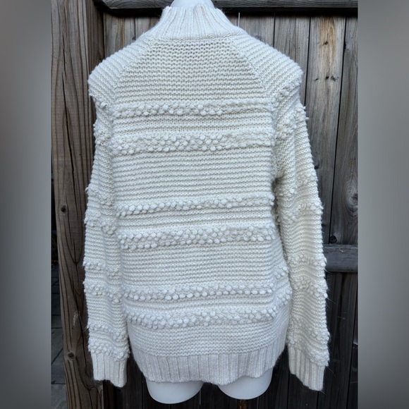 Philosophy Chunky Popcorn Knit Mock Turtleneck Sweater - Picture 2 of 5